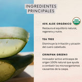 Acondicionador Anticaspa con Aceite de Tea Tree Naturaloe 350 ml