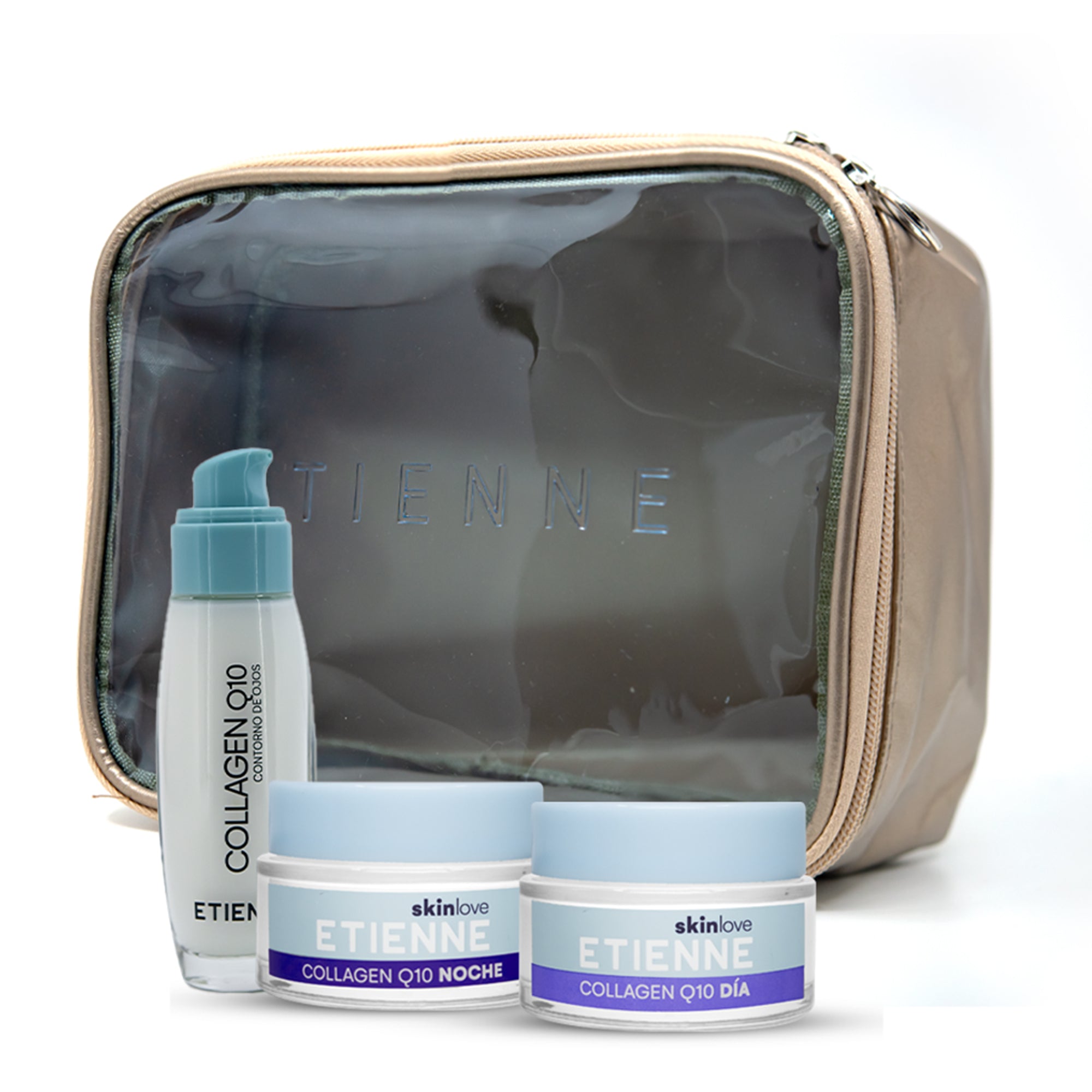 Set Cosmetiquero Skin Collagen Q10 Triple Rutina Etienne