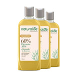 Pack 3 Shampoo Naturaloe Reflejos Rubios 350 ml