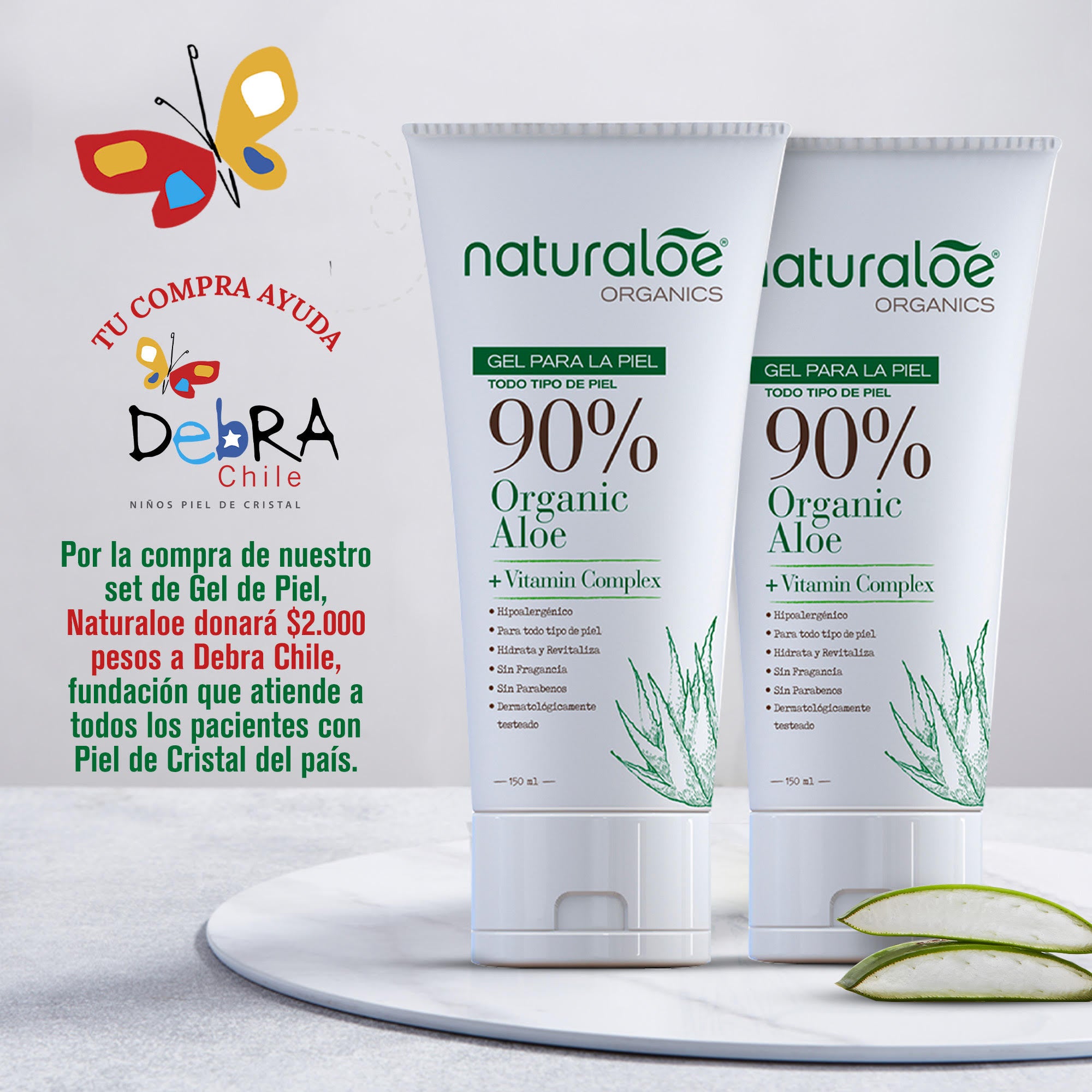 Set Gel Para La Piel Naturaloe 150ml – Cosmética Davis
