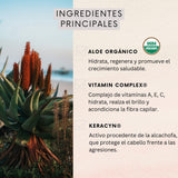 Pack 6 Shampoo Naturaloe Hidratación Y Brillo 350ml