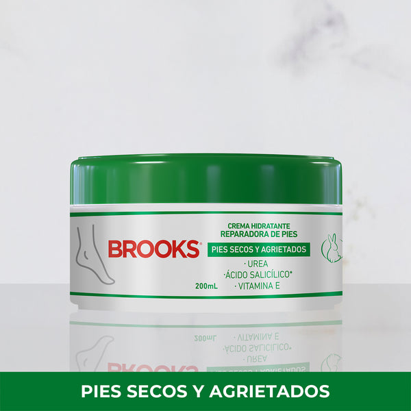 Crema Hidratante de Pies Brooks 200ml