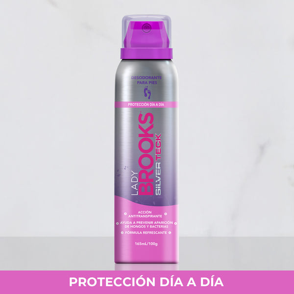 Lady Brooks talco Spray Silver 100g