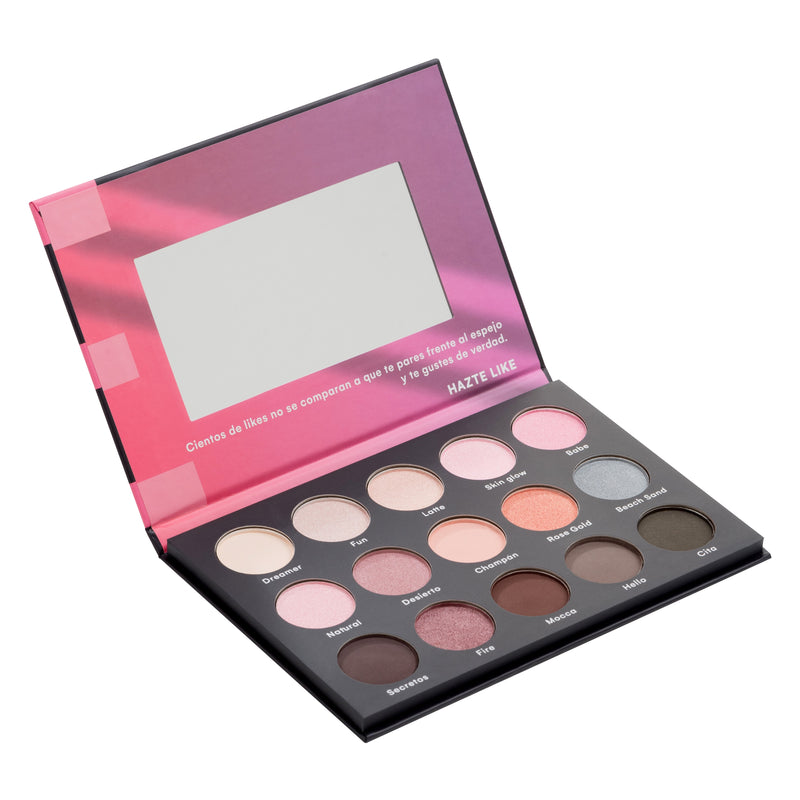 Paleta de Sombras Make kit Nude 15 Colores Etienne