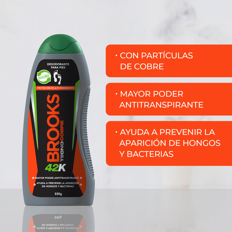 Talco Para Pies Brooks 42K 220 grs