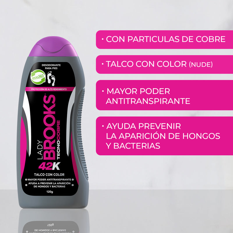 Talco Brooks Kids Silver Teck 80 grs