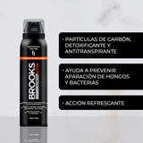 Talco en Spray Lady Brooks Silver Teck 90 g. + Talco 80 g