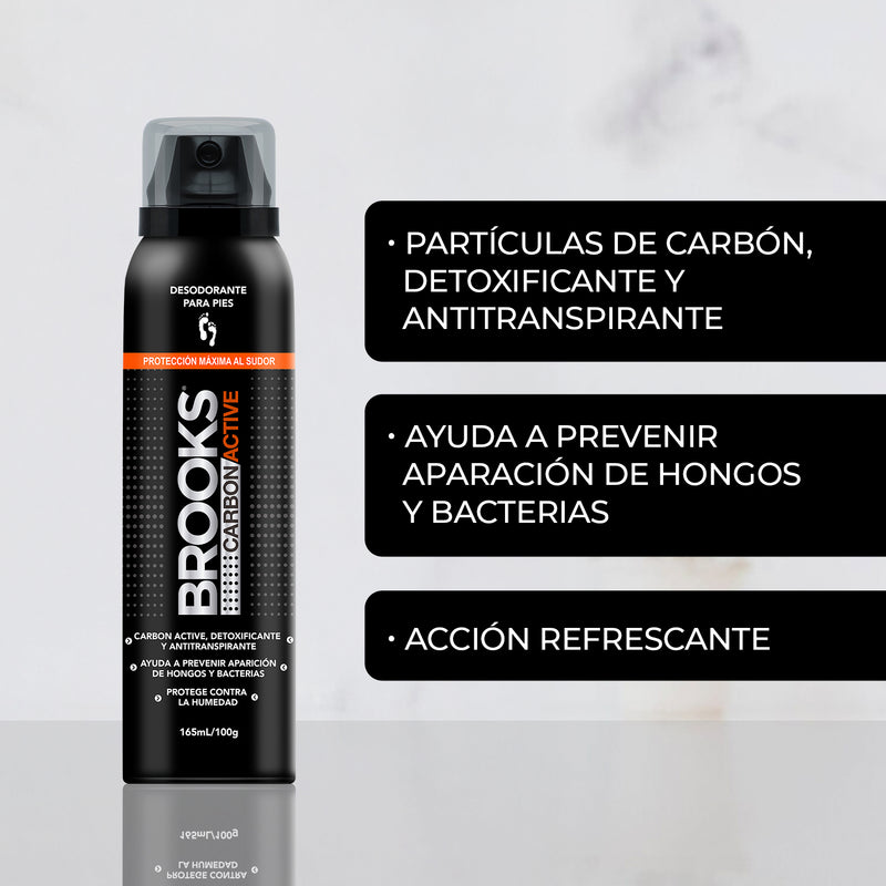 Talco en Spray Lady Brooks Silver Teck 90 g. + Talco 80 g