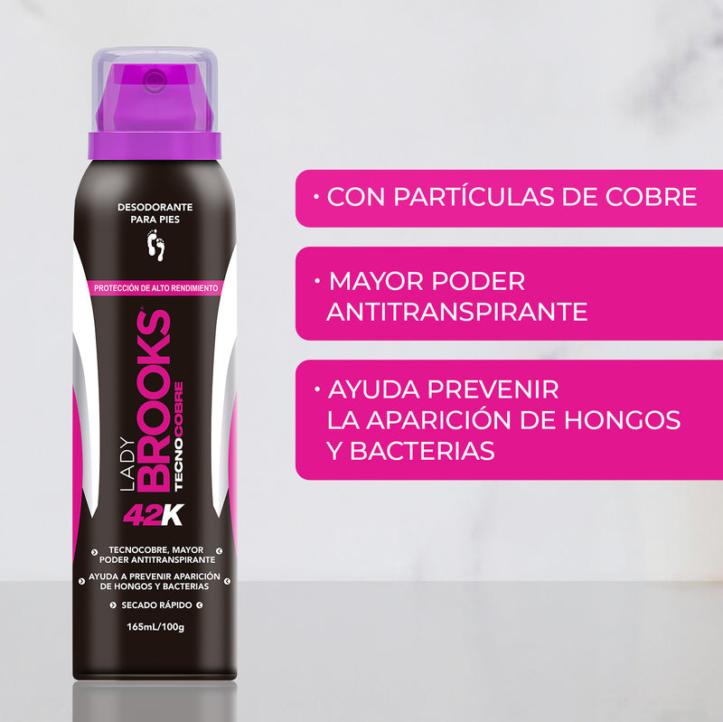 Lady Brooks Talco Spray Color Piel 42K 90g