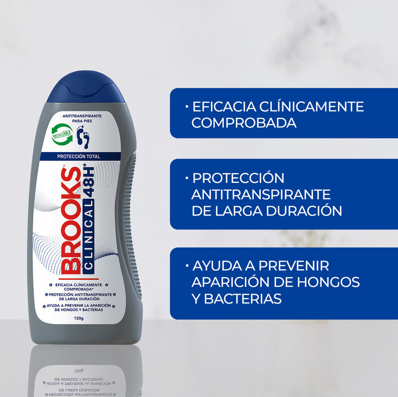 Brooks Talco Clinical 120g