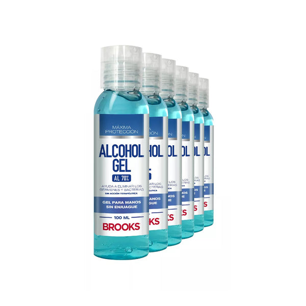 Pack Alcohol gel 6 unidades Brooks