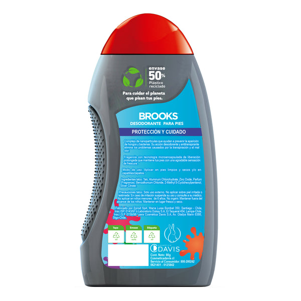Talco Para Pies Brooks Kids 80 g