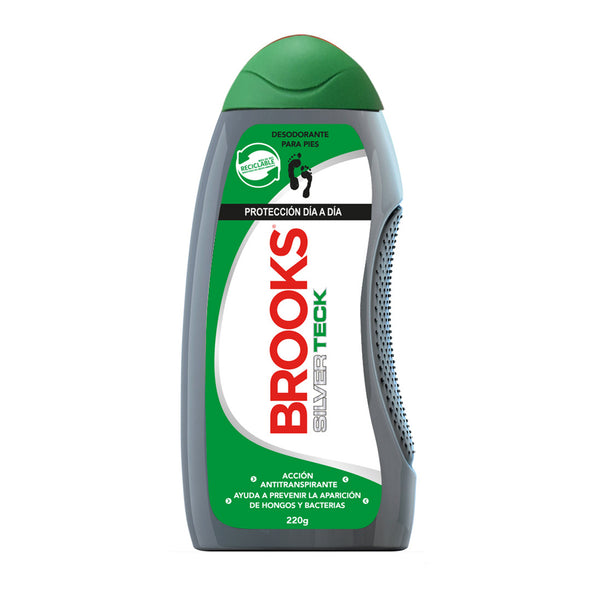 Pack Talco Brooks Silver Teck 220 grs. + 80 grs