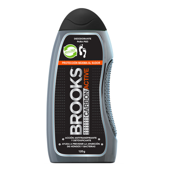 Talco Para Pies Brooks Carbon Active 120 grs