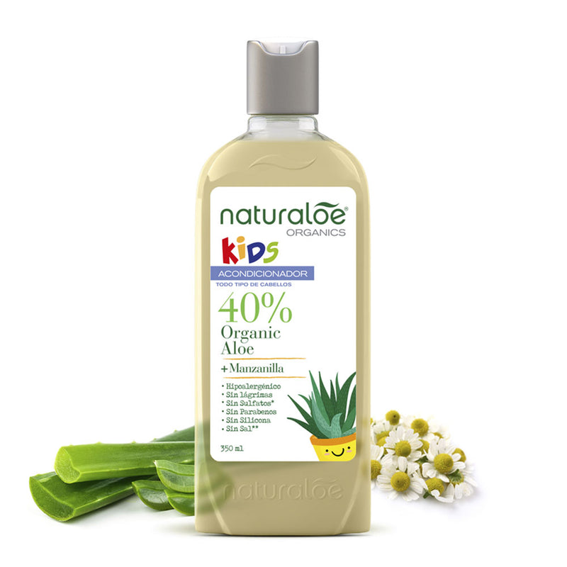Shampoo + Acondicionador Naturaloe Kids 350ml
