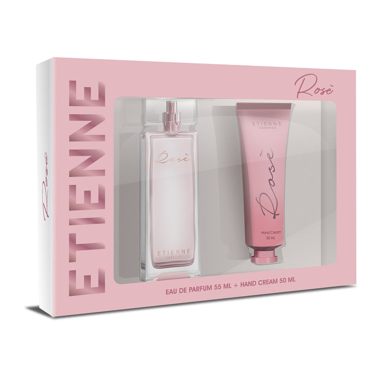 Etienne Essence Rosé 55ml EDP + Hand Cream 50ml EDP