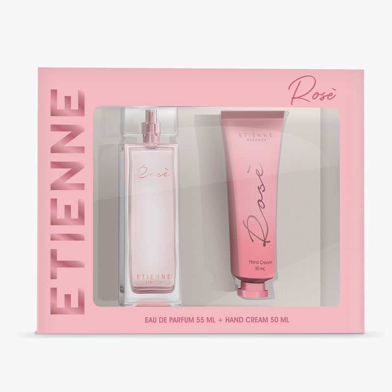 Etienne Essence Rosé 55ml EDP + Hand Cream 50ml EDP