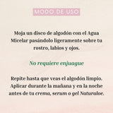Agua Micelar 250ml Naturaloe