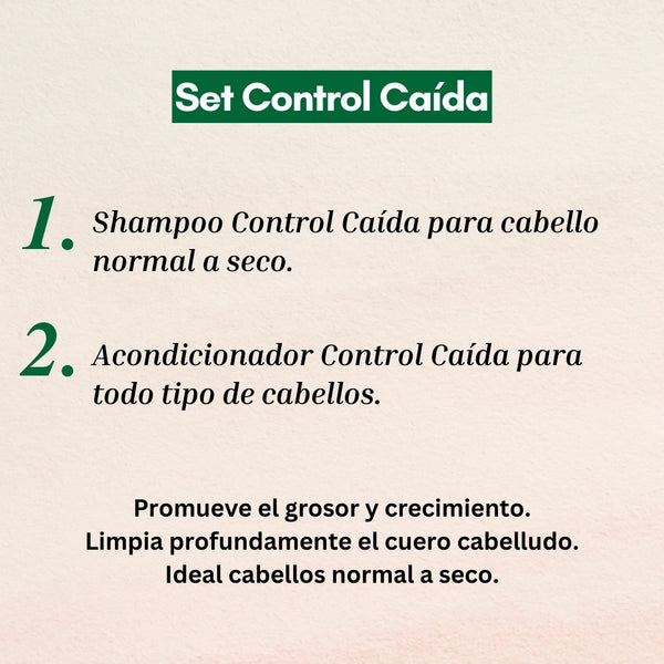 Shampoo Control Caida Normal + Acondicionador Caida 350ml