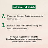 Shampoo Control Caida Normal + Acondicionador Caida 350ml