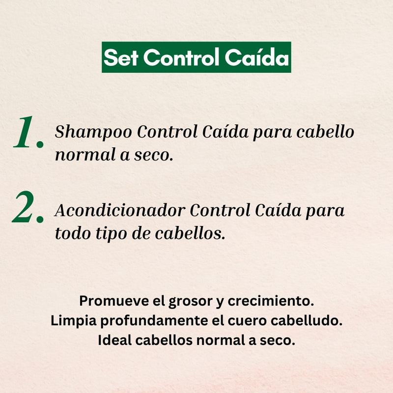 Shampoo Control Caida Normal + Acondicionador Caida 350ml