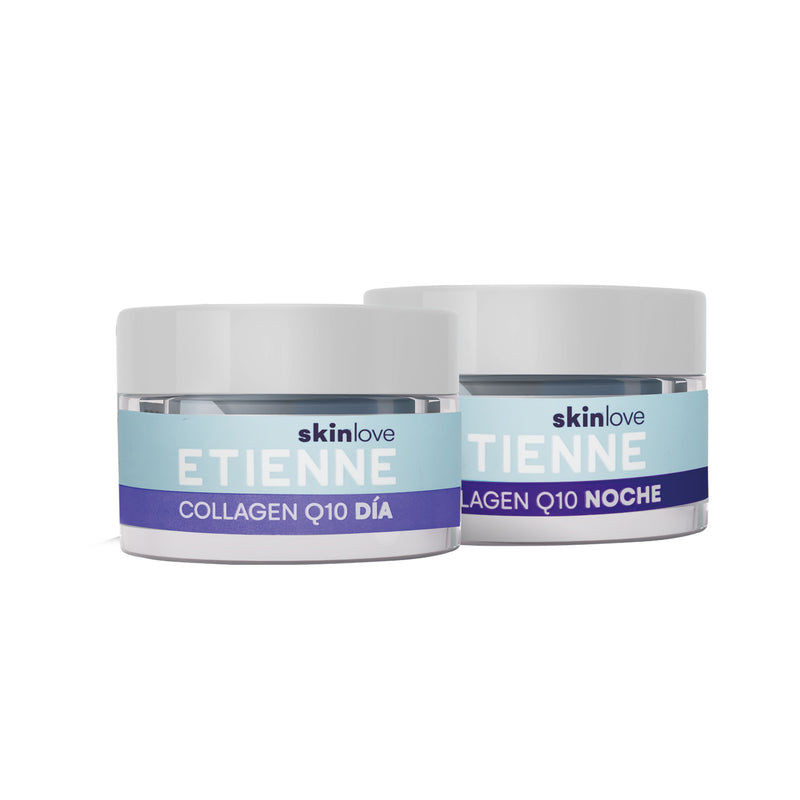 Set Cosmetiquero Skin Collagen Q10 dia + noche Etienne