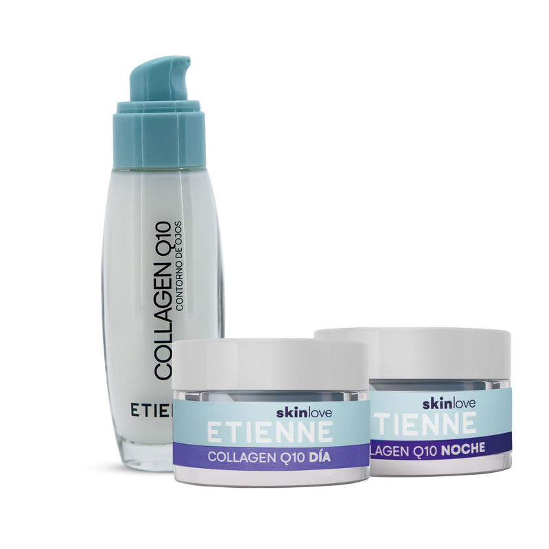 Set Cosmetiquero Skin Collagen Q10 Triple Rutina Etienne