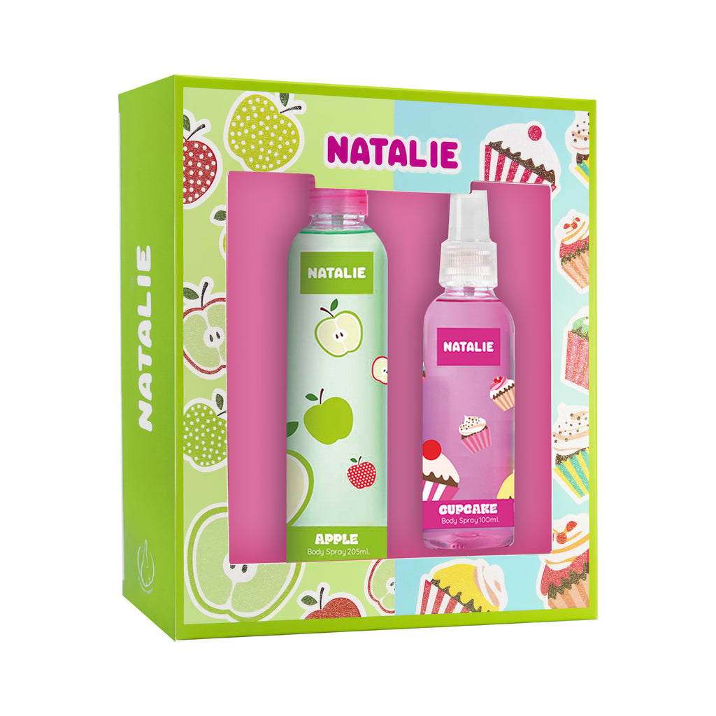 Natalie Botanicals Apple Body Spray  205 ml + Cupcake 100 ml