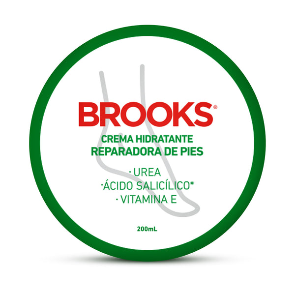 Crema Hidratante de Pies Brooks 200ml