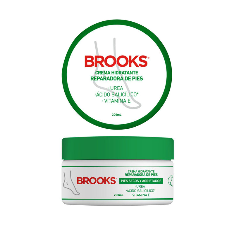 Crema Hidratante de Pies Brooks 200ml