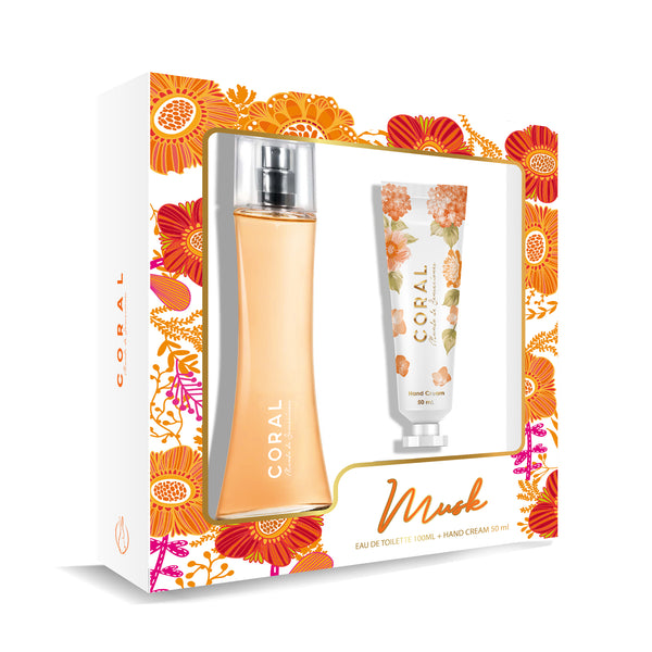 Set Coral Musk 100Ml + Hand Cream 50Ml