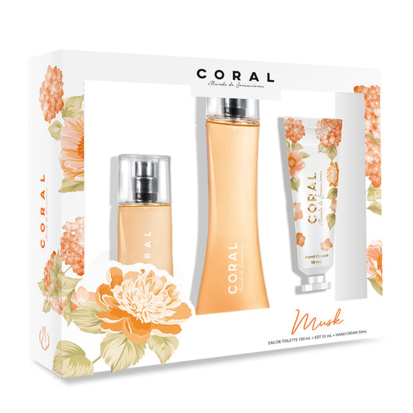 Set Coral Musk 100ml + 55ml + Crema