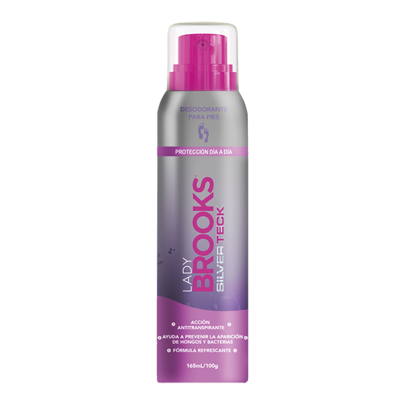 Lady Brooks talco Spray Silver 100g