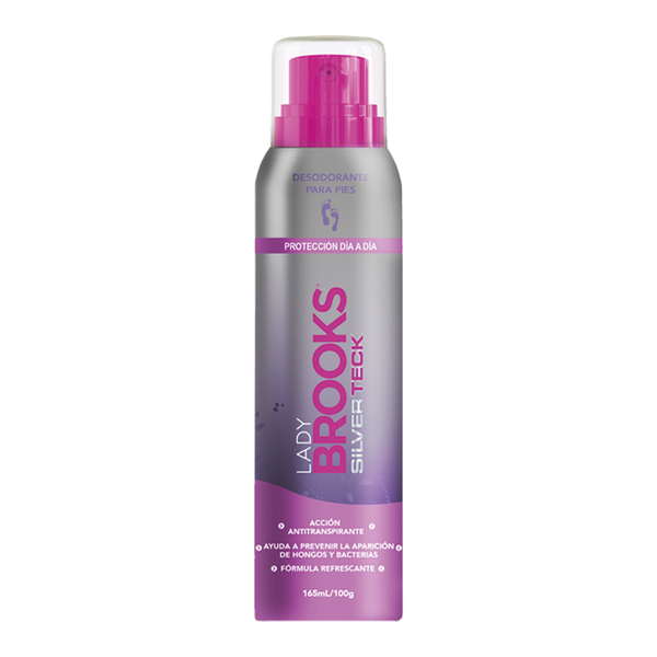 Lady Brooks talco Spray Silver 100g