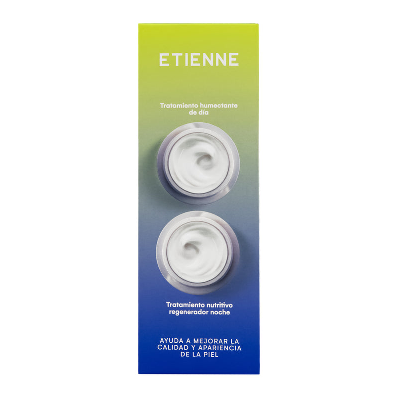 Set Etienne Crema Humectante + Nutritiva Día y Noche