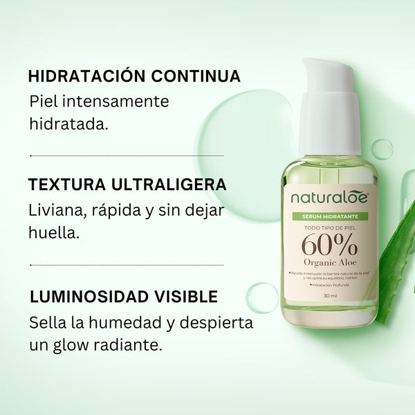 Sérum Hidratante Facial Naturaloe 30 ml