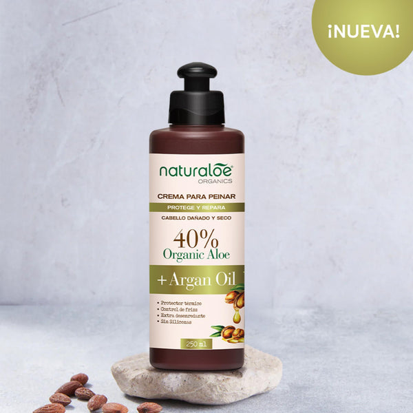 Crema de Peinar Naturaloe Hidratación & Brillo 250mL