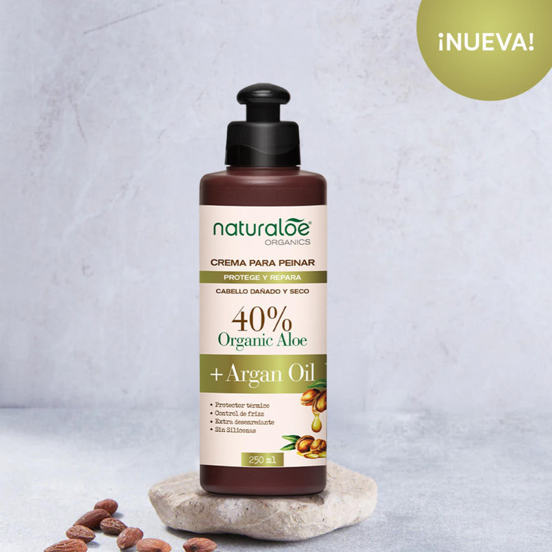 Crema de Peinar Naturaloe Hidratación & Brillo 250mL