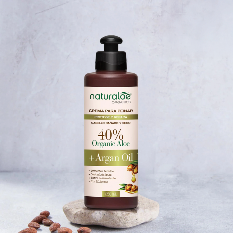 Crema de Peinar Naturaloe Hidratación & Brillo 250mL