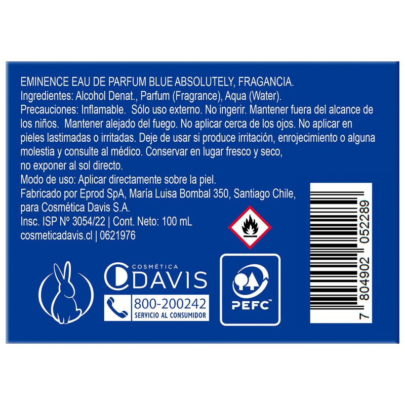Eminence Eau The Parfum Absolutely Blue 100Ml