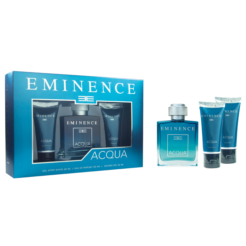 Eminence Acqua 100ml EDP + After Shave 60ml + Shower Gel 60ml