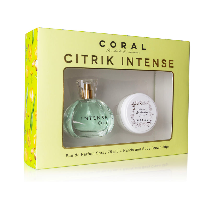 Coral Citrik Intense 75ml EDP. + Crema