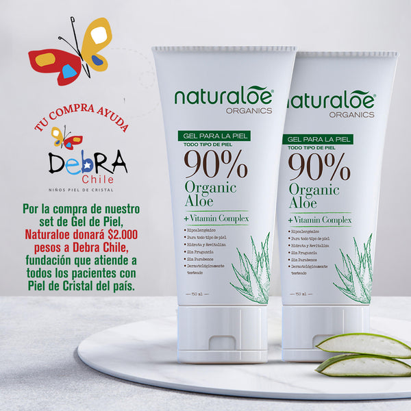 Set Gel Para La Piel Naturaloe 150ml