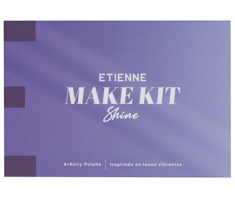 Paleta de Sombras Make kit Shine 15 Colores Etienne