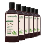 Pack 6 Shampoo Naturaloe Aceite de Cañamo 350ml