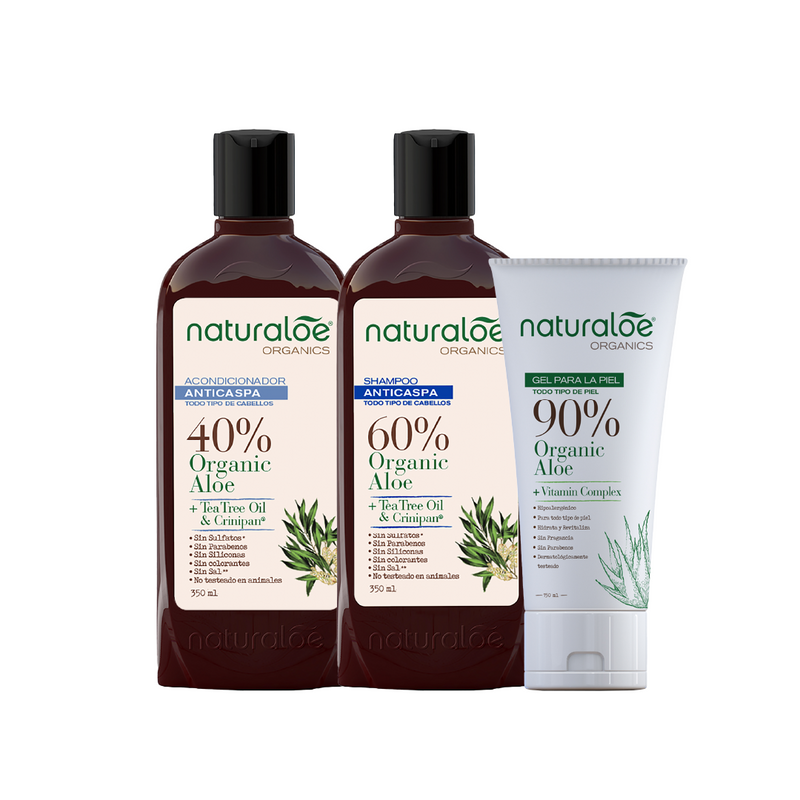 Set Shampoo + acondicionador Tea Tree + Gel de piel 150ml