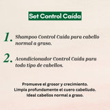 Shampoo Control Caida Graso + Acondicionador Caida 350ml