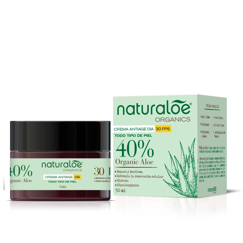 Set Naturaloe Crema de día + noche Antiage + gel de piel