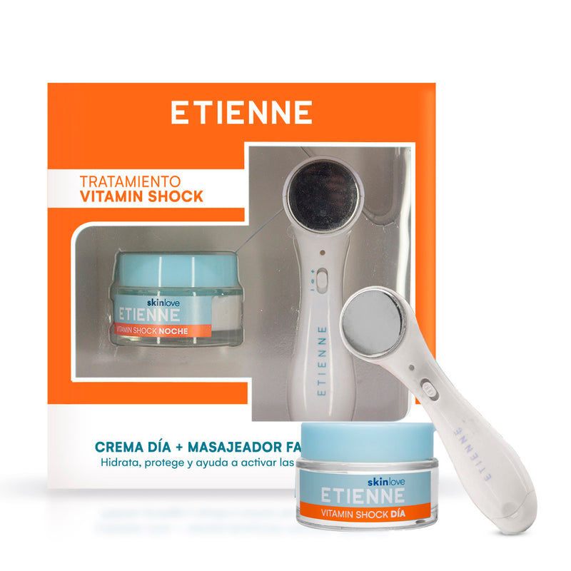 Set Etienne Crema Día Vitamin Shock + Máquina