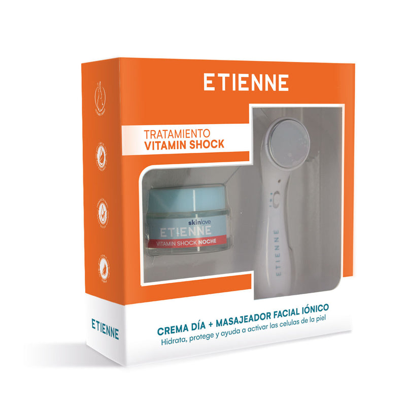 Set Etienne Crema Día Vitamin Shock + Máquina